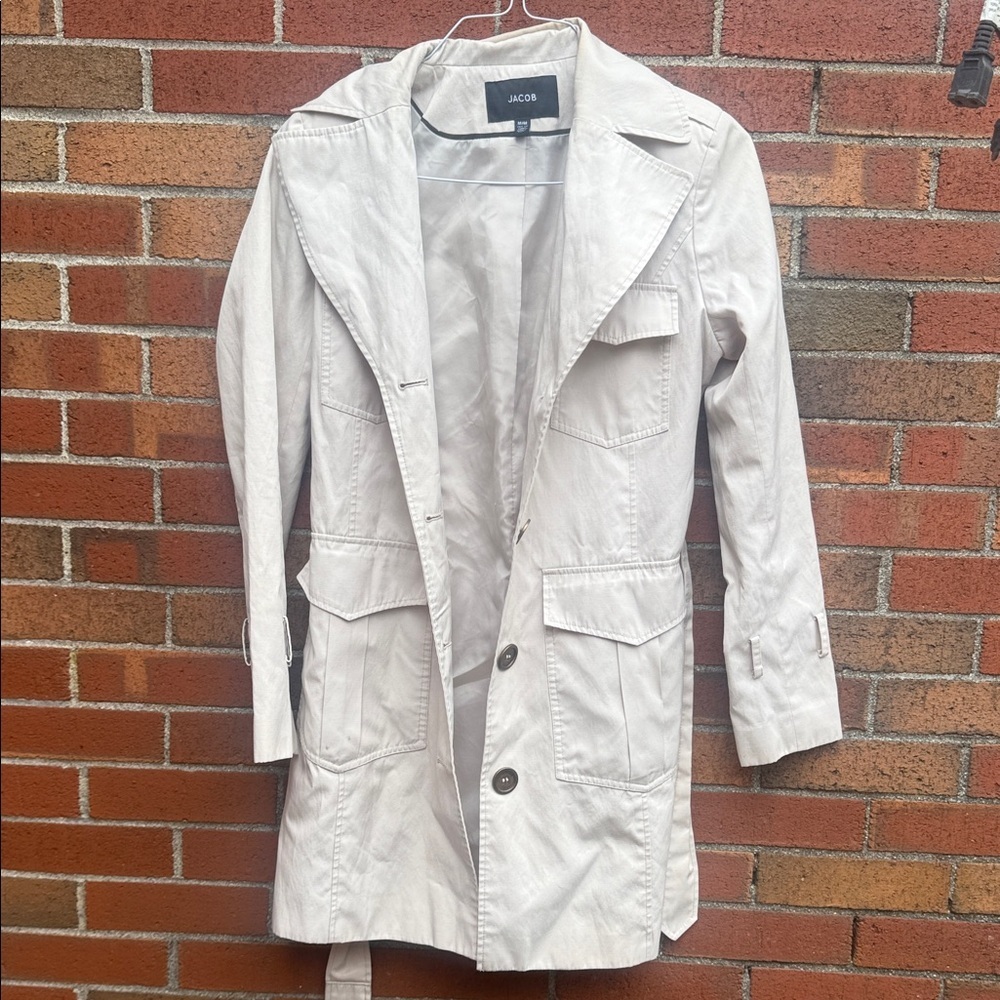 Jacob Women's Beige Trench Coat